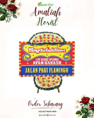 Bunga Papan Congratulation di Loning